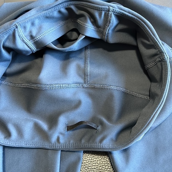 Anthropologie ALLFENIX Camilla Legging Compression Striped Navy Blue White Sz S - Picture 7 of 12